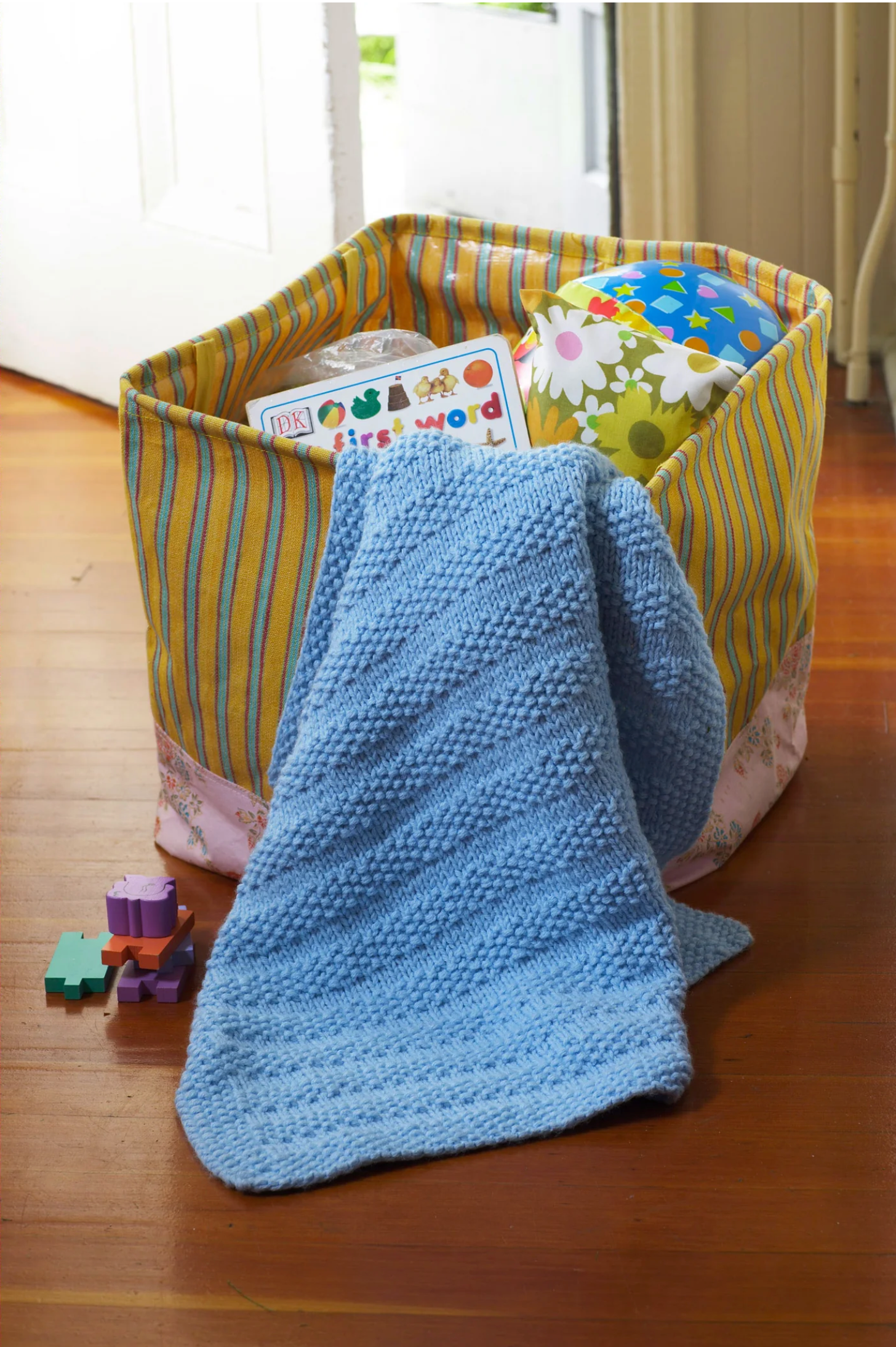 Seed Stitch Knit Baby Blanket – Mary Maxim