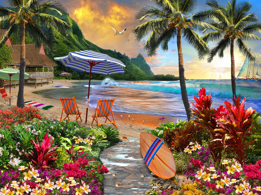 Hawaiian Seaside Jigsaw Puzzle