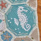 Sea-Labrate Mosaic Baby Blanket Pattern