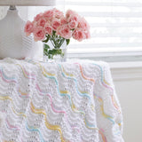 Peaceful Waves Knit Baby Blanket