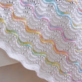Peaceful Waves Knit Baby Blanket