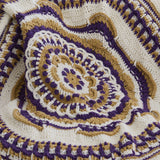 Purple/Topaz Sparkle Mandala Blanket