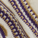 Purple/Topaz Sparkle Mandala Blanket