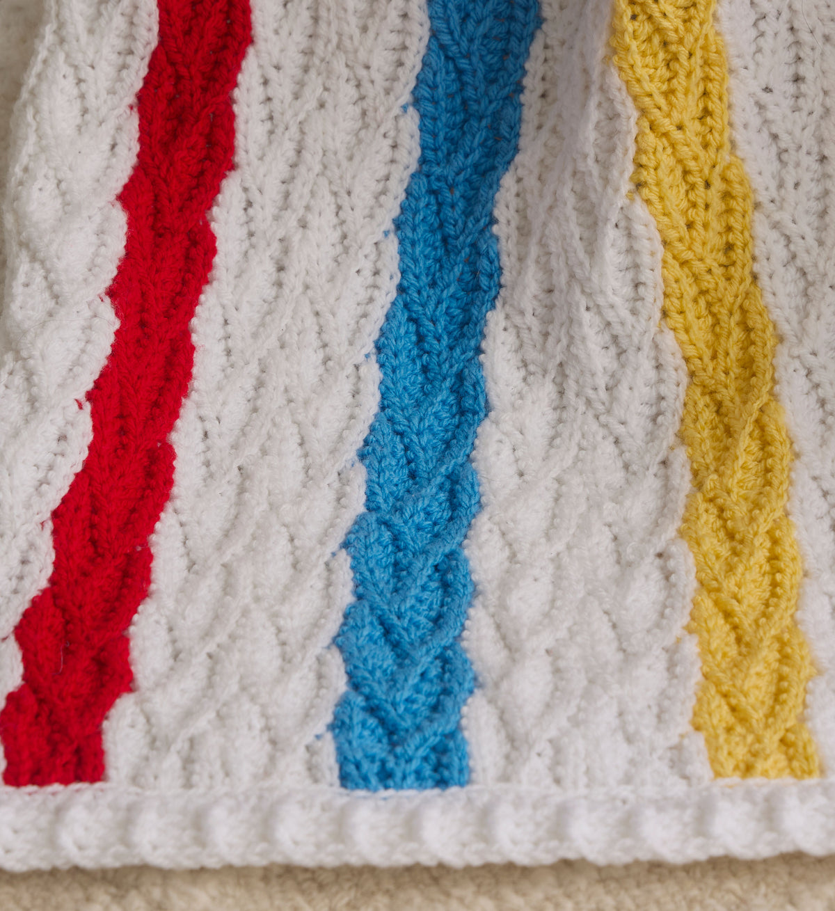 Sweater Baby Crochet Blanket