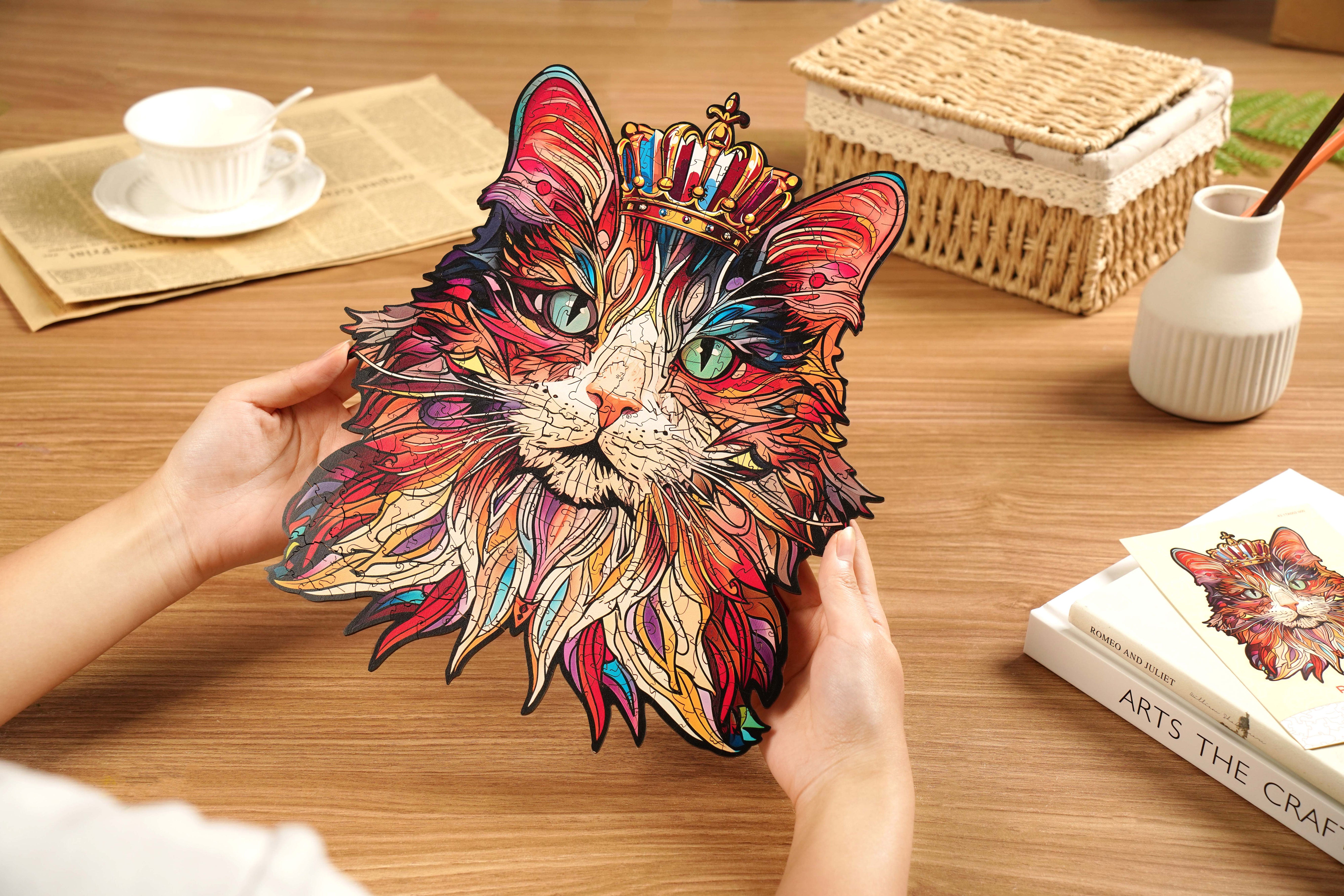 Cat King Jigsaw Puzzle – Mary Maxim