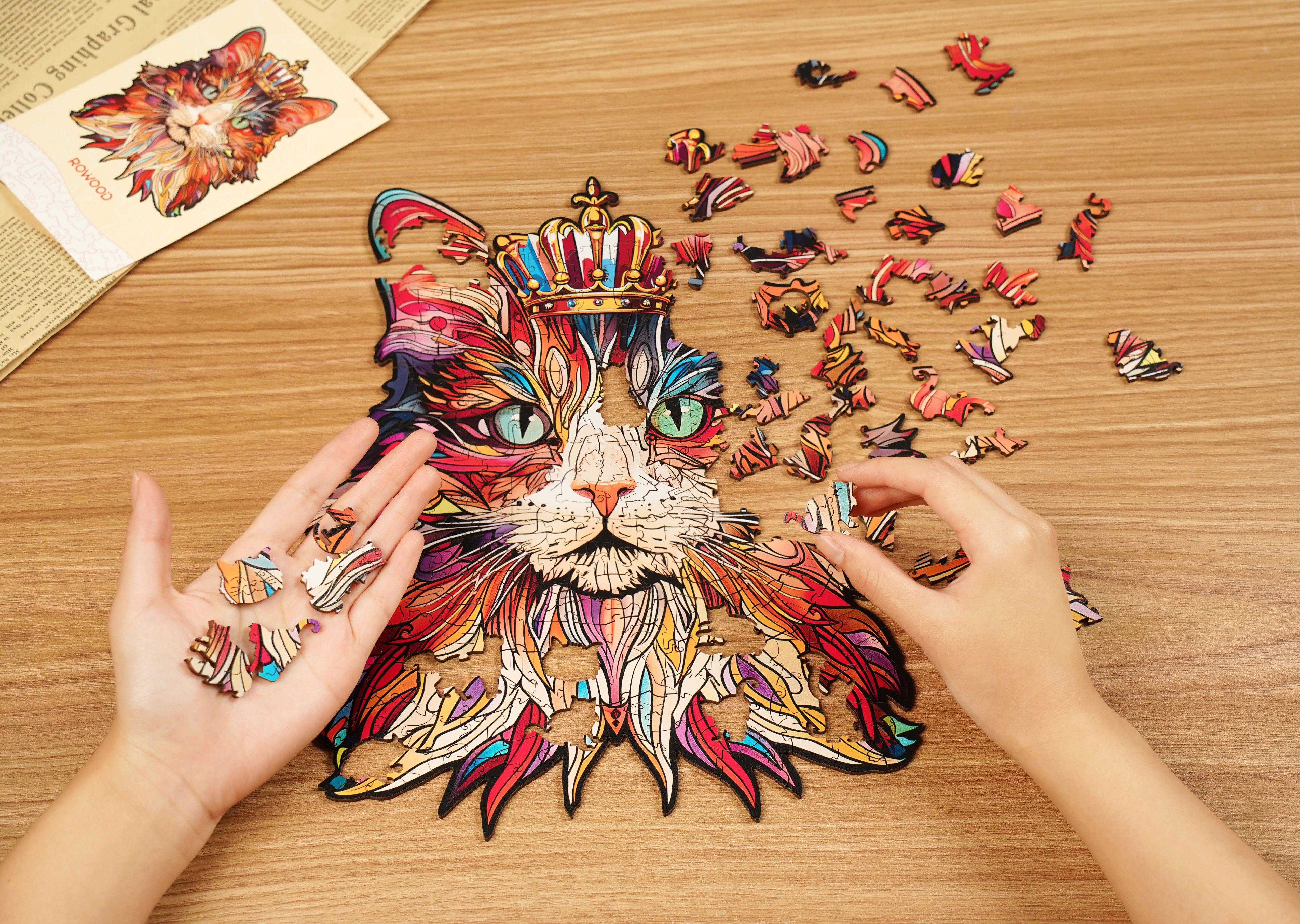 Cat King Jigsaw Puzzle – Mary Maxim
