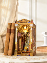 Library of Wonders Book Nook Wood Model Kit