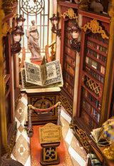 Library of Wonders Book Nook Wood Model Kit