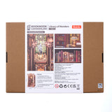 Library of Wonders Book Nook Wood Model Kit