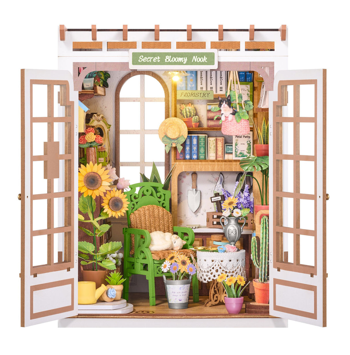 Secret Bloomy Nook Wood Model Kit