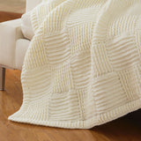 The Gridline Crochet Throw