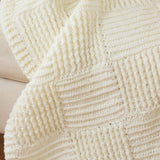 The Gridline Crochet Throw