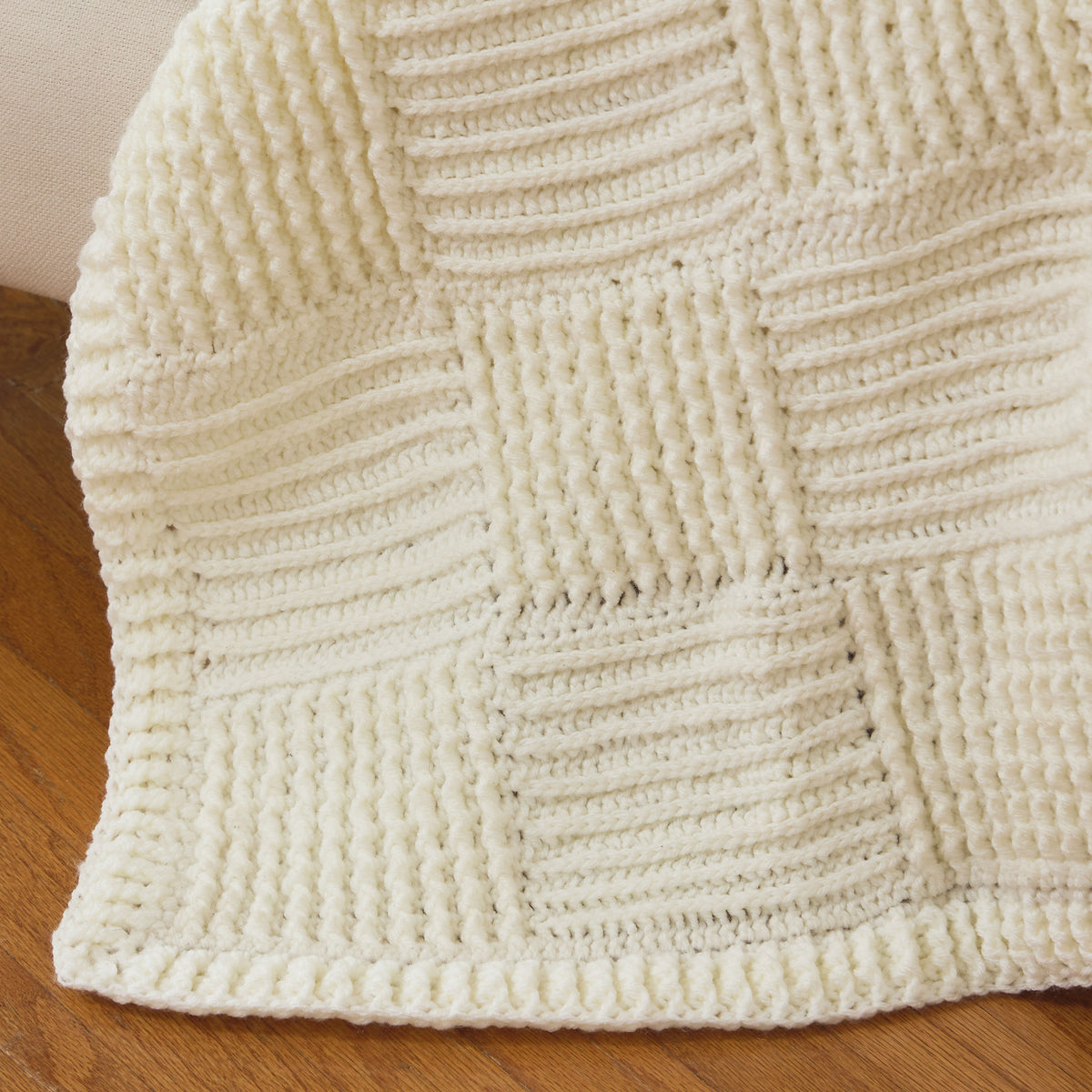 The Gridline Crochet Throw