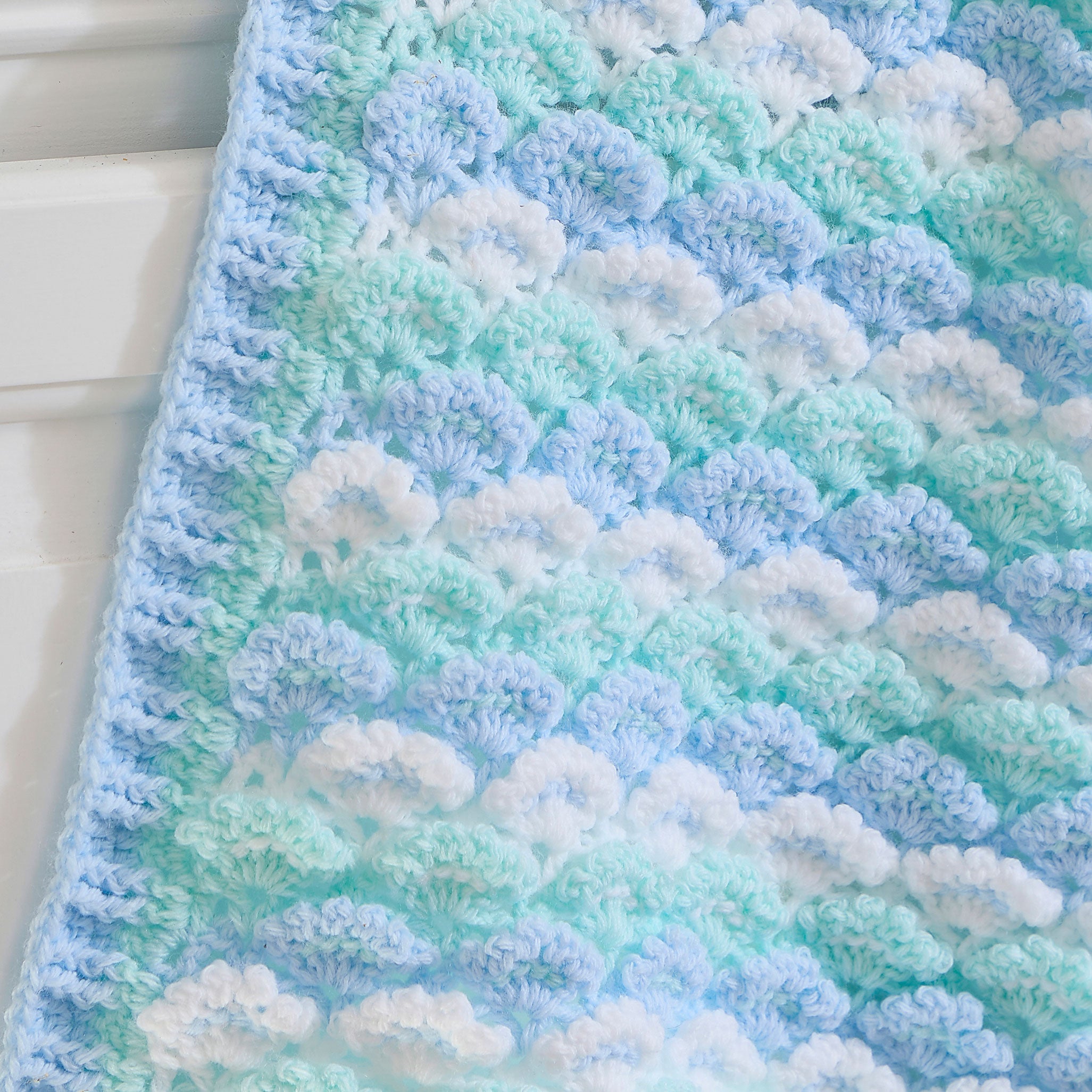 Picot Shells Baby Blanket & Jacket Set – Mary Maxim