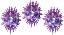 Purple Majesty Ornament Set