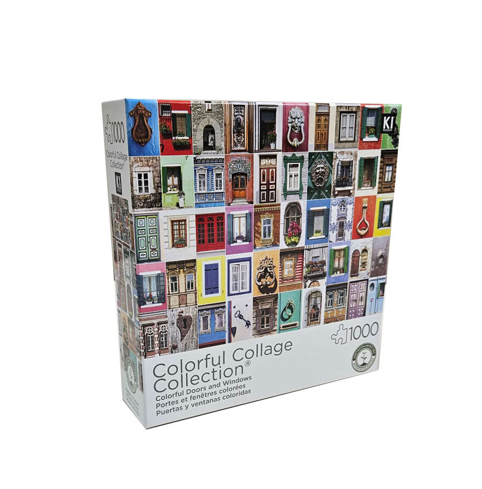 Colorful Doors and Windows Jigsaw Puzzle