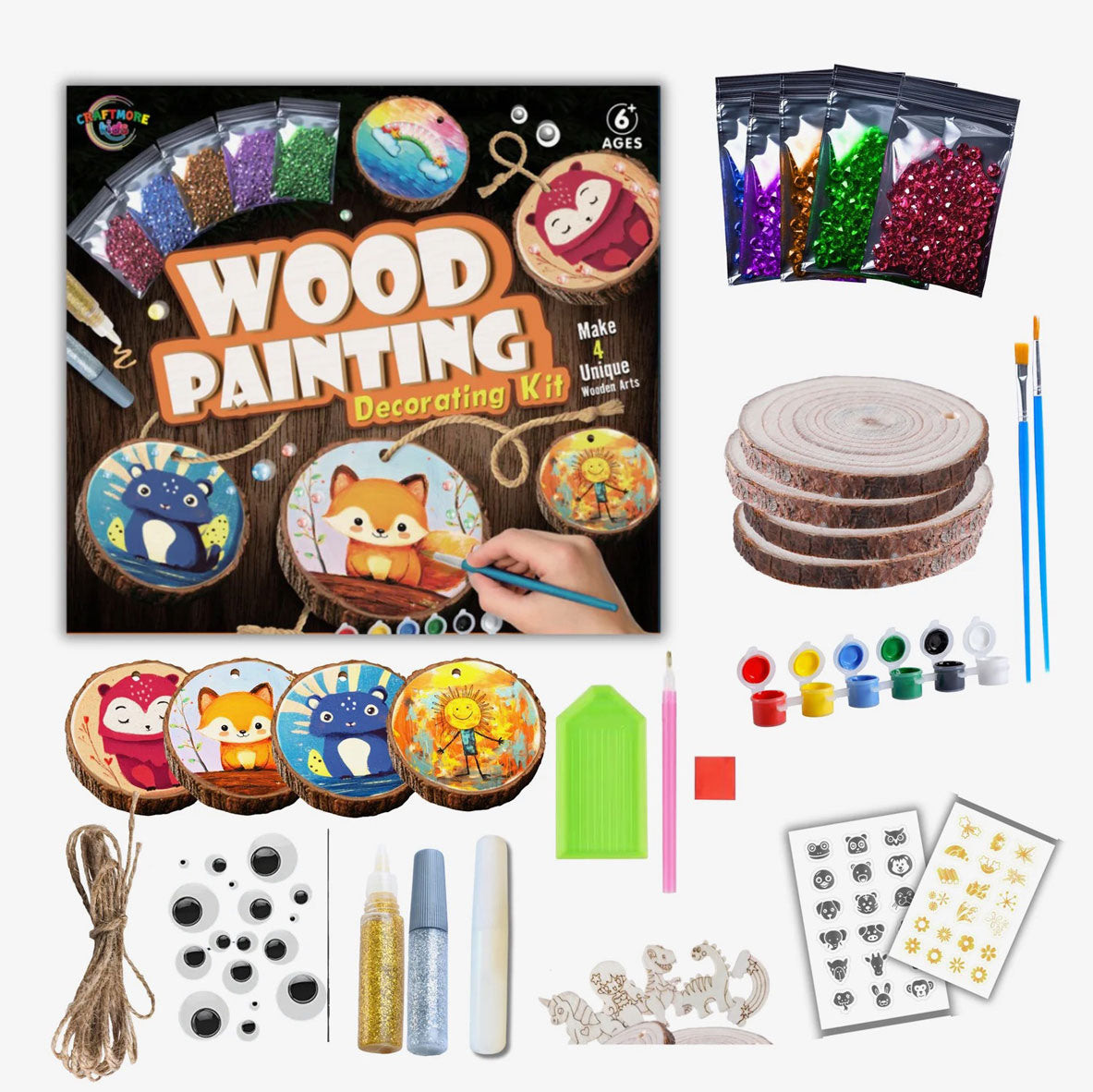 Wood Painting Decorating Kit