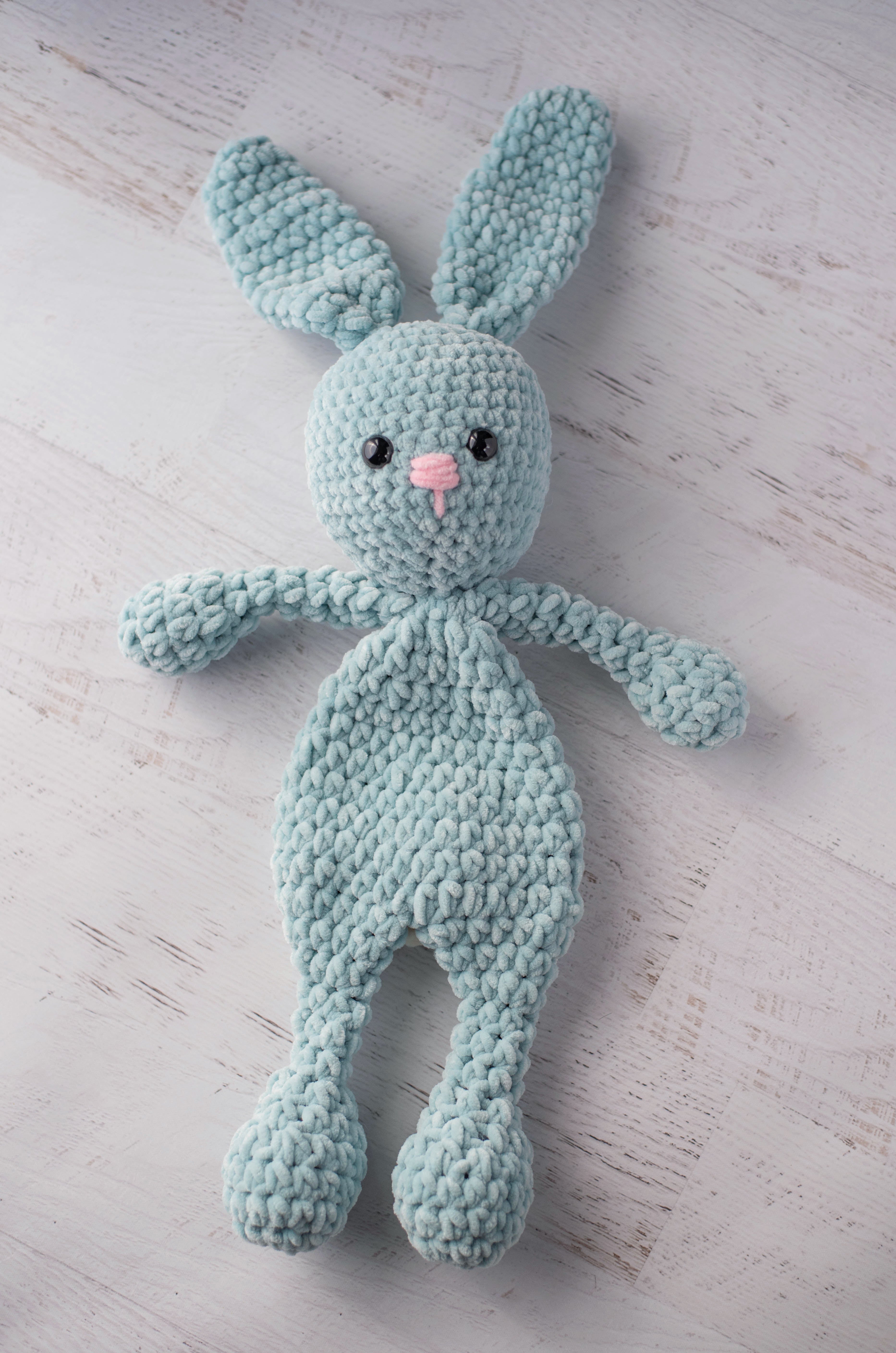 Bunny Crochet Snuggler – Mary Maxim