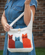 Cat Lover's Knit Bag