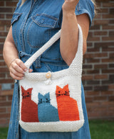 Cat Lover's Knit Bag