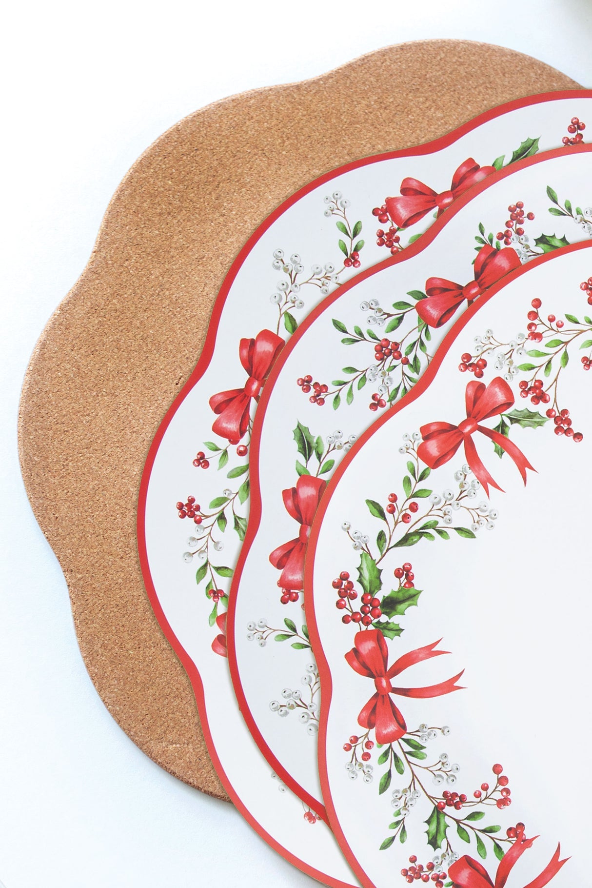 Whimsical Holiday Cork Placemats