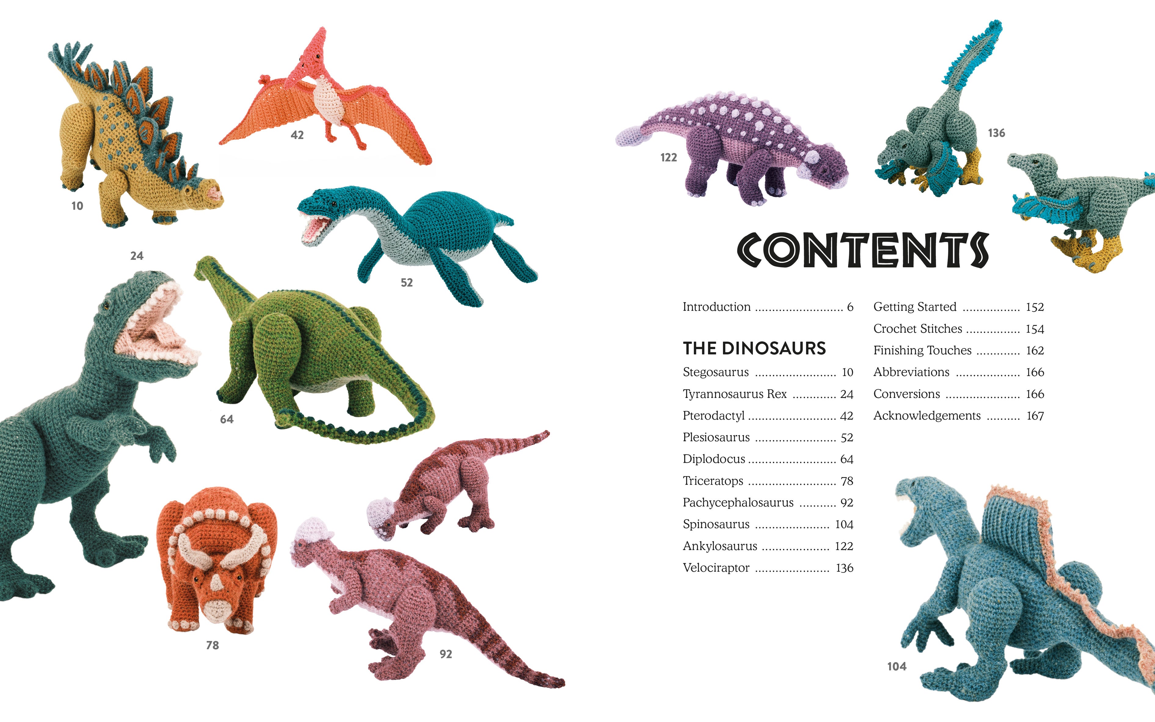 Crocheted Dinosaurs Book – Mary Maxim