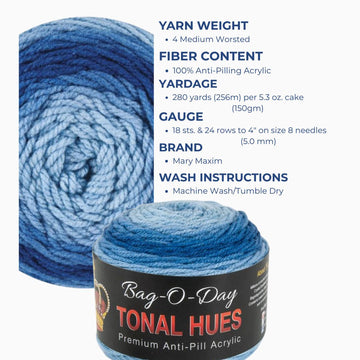 Bag-O-Day Tonal Hues Yarn
