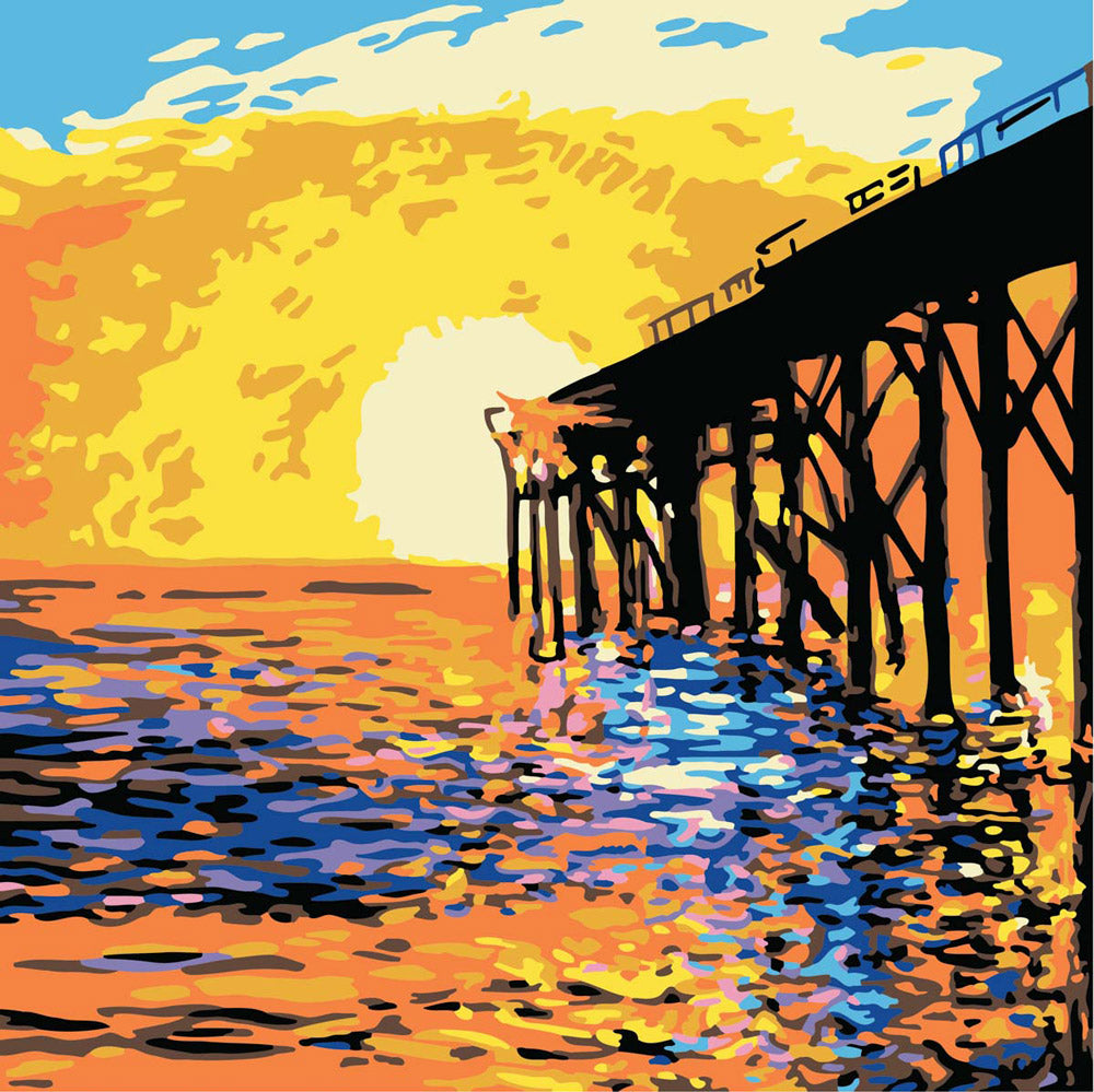 West Coast Pier Paint By Number Kit