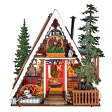 A-Frame Cabin Wood Model Kit