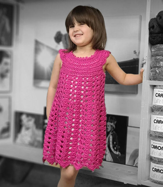 Crochet Easy Toddler Dress – Mary Maxim