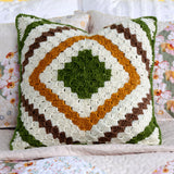 Free Red Heart Crochet Quilt Pillow Pattern
