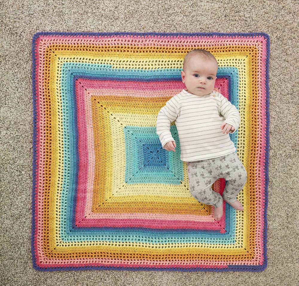 Free Whitby Baby Afghan Pattern