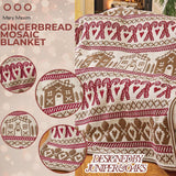 Gingerbread Mosaic Blanket