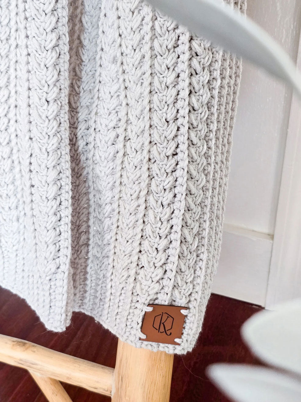 Braided Wheat Crochet Lapghan