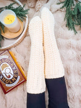 Snowdrift Wheat Slipper Socks