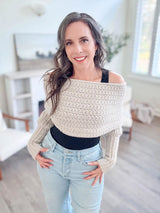 Winter Wheat Sweater Scarf