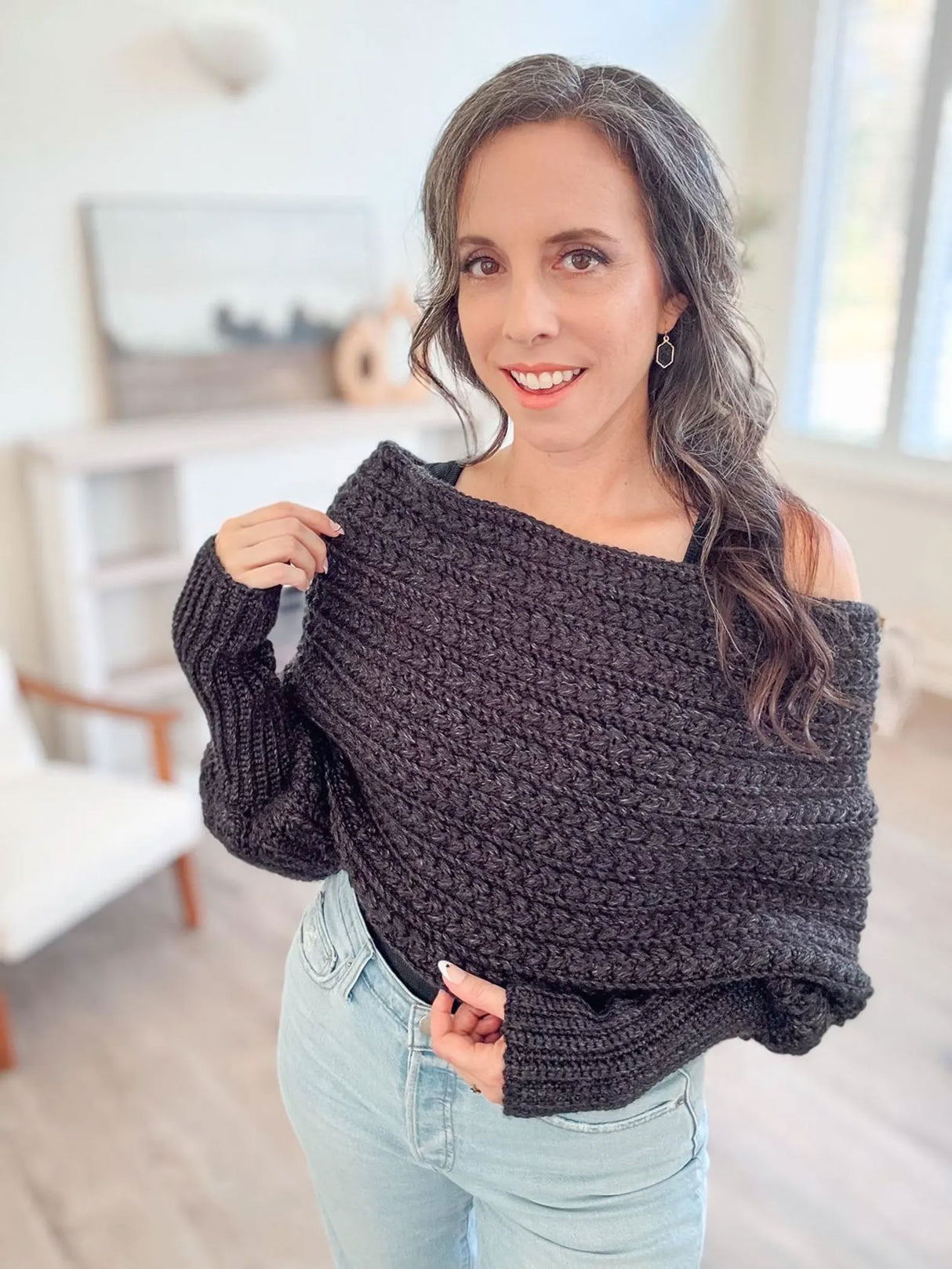 Winter Wheat Sweater Scarf