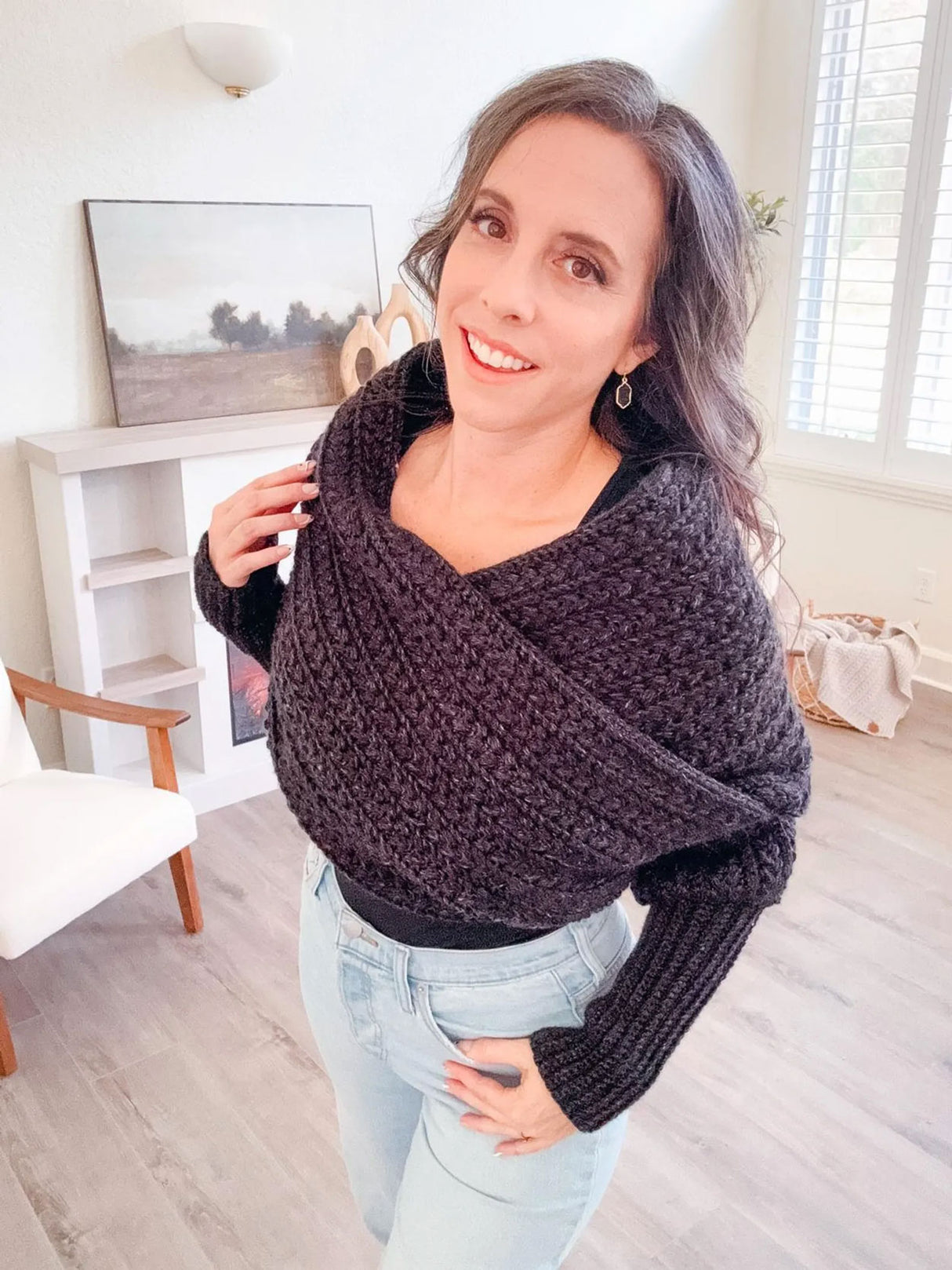 Winter Wheat Sweater Scarf