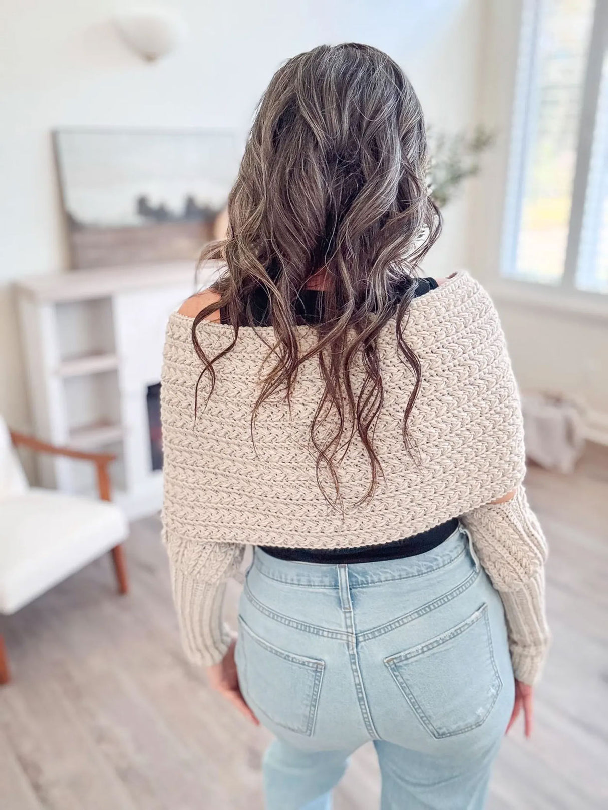 Winter Wheat Sweater Scarf