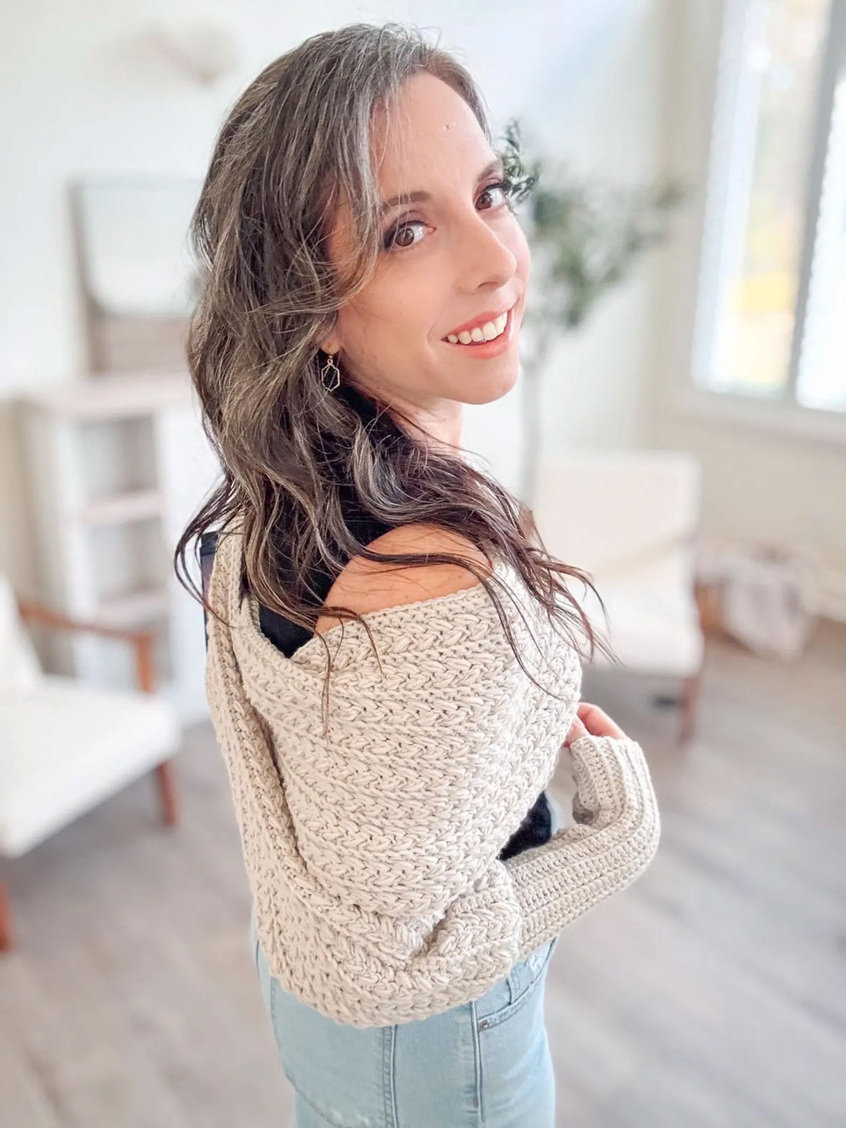 Winter Wheat Sweater Scarf