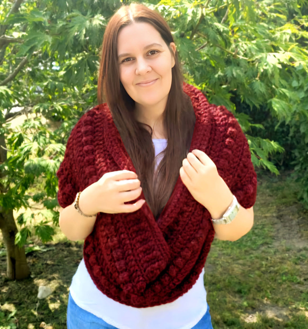 Quick Easy Infinity Scarf Crochet Kit Mary Maxim