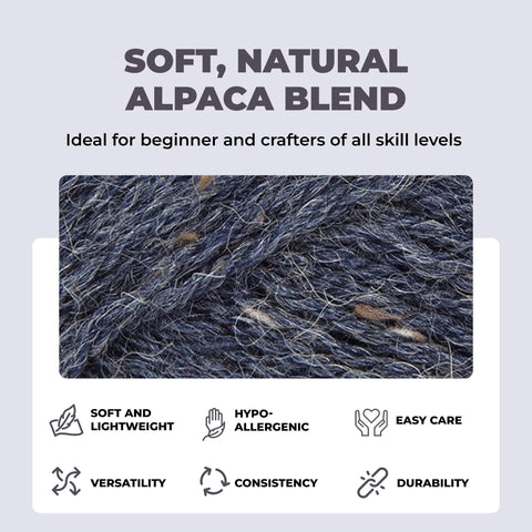 Mary Maxim Natural Alpaca Tweed