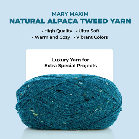 Mary Maxim Natural Alpaca Tweed