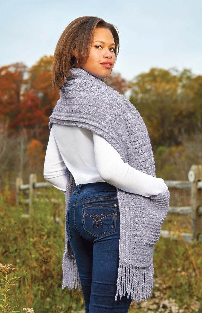 Pocket Shawl Pattern – Mary Maxim