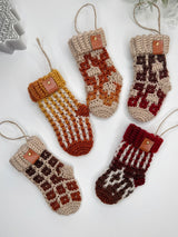 Yuletide Mosaic Mini Stockings