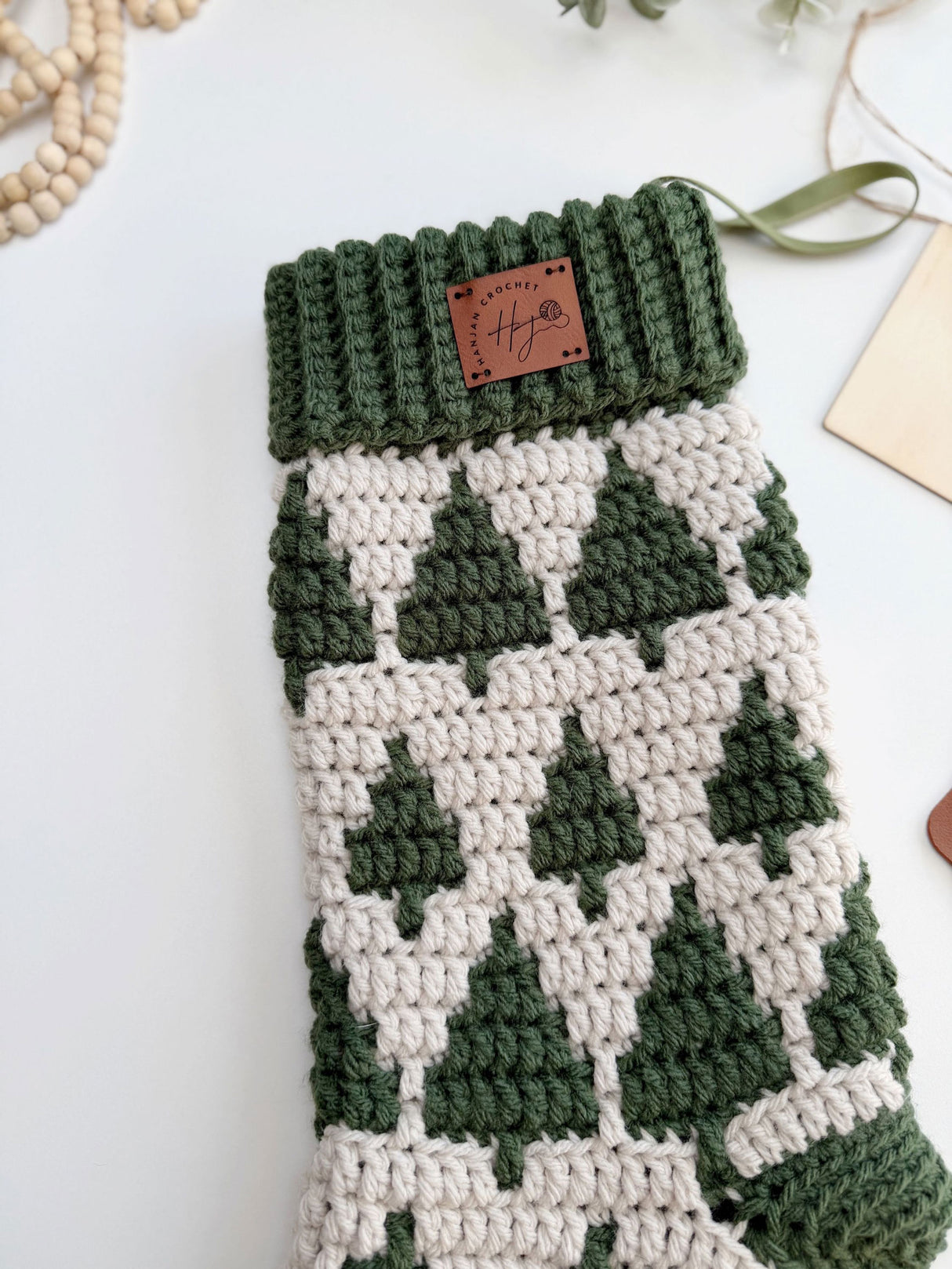 Medias de mosaico de árboles centelleantes