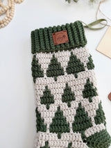 Medias de mosaico de árboles centelleantes