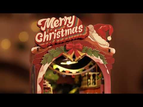 Christmas Street Book Nook Model Kit