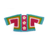 Free Red Heart Blooming Hexi Crochet Pullover Pattern