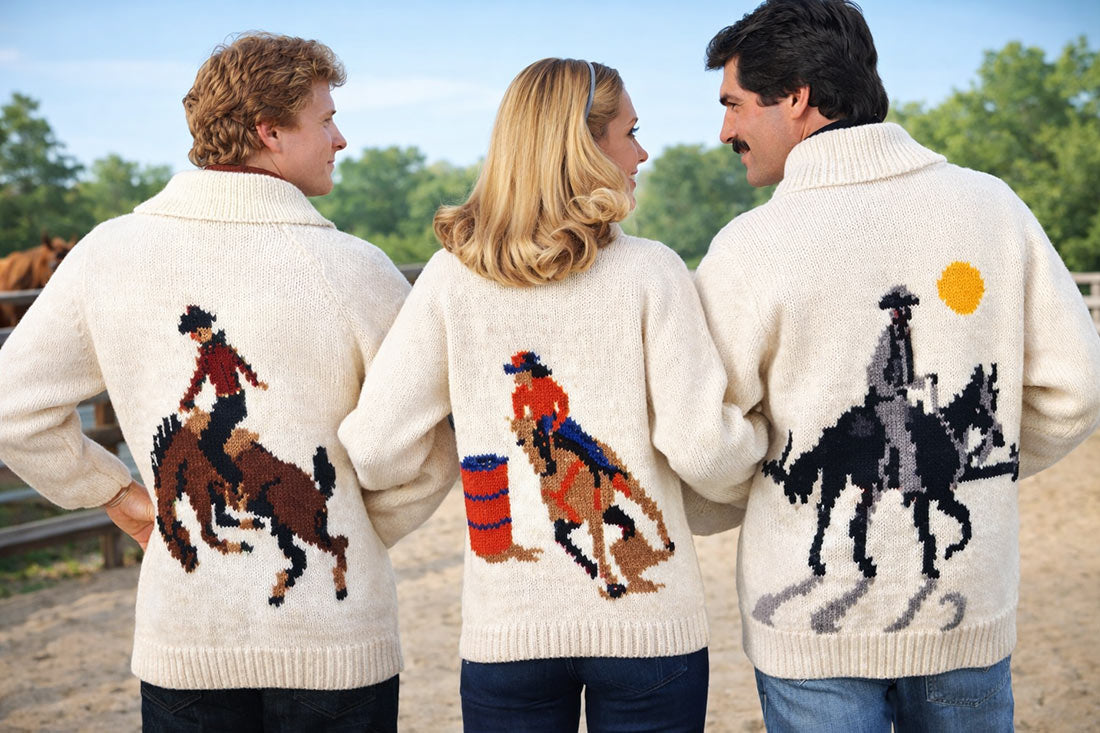 love.mary Rodeo Men's Cardigan Pattern – Mary Maxim